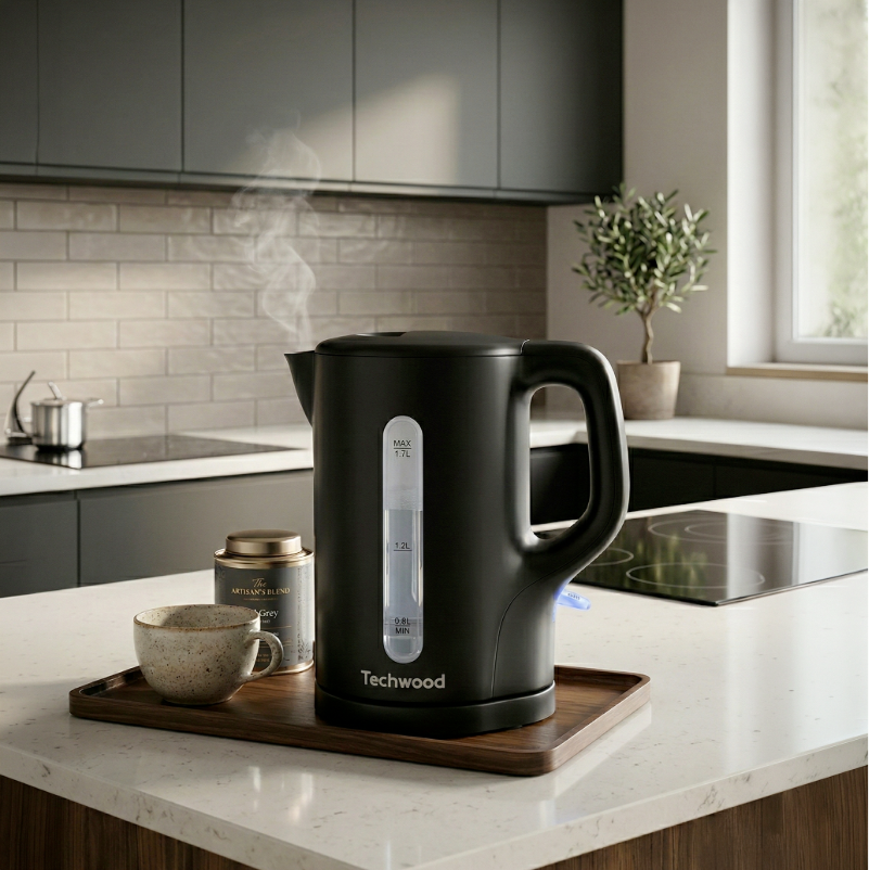 Fierbator 1,7l, negru, putere de 2200 W