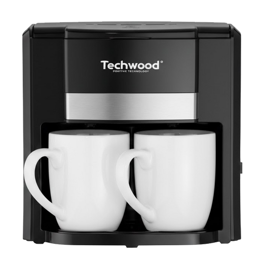 TCA 206 Techwood cafetiera DUO cu 2 cesti incluse