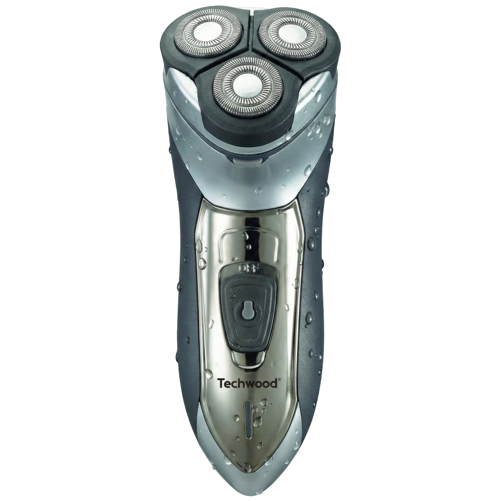Aparat de ras electric Techwood, 3 lame, acumulator NiMh 600mA pentru barbierire precisa si eficienta